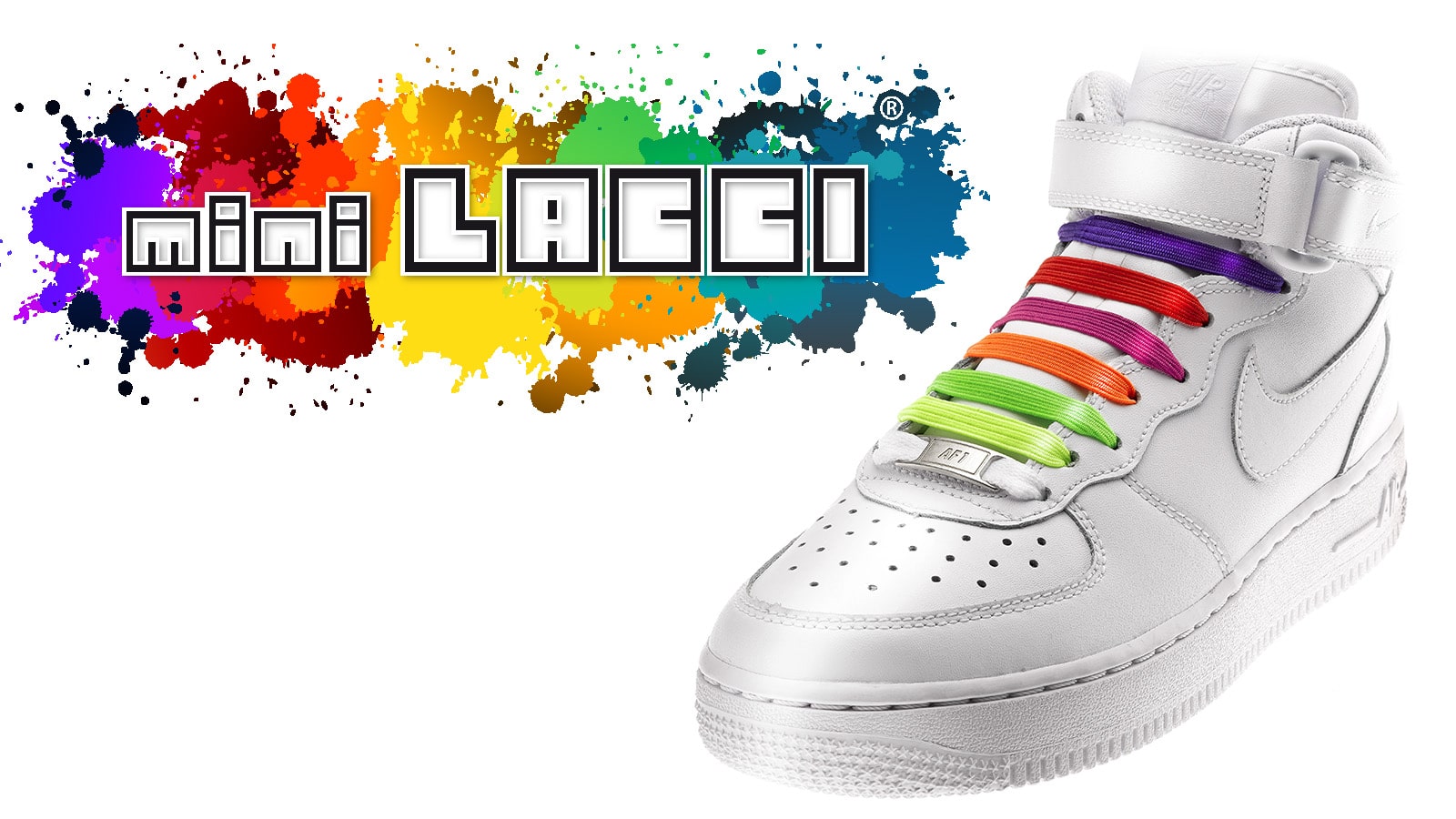 mini LACCI - lacci elastici colorati per le tue scarpe